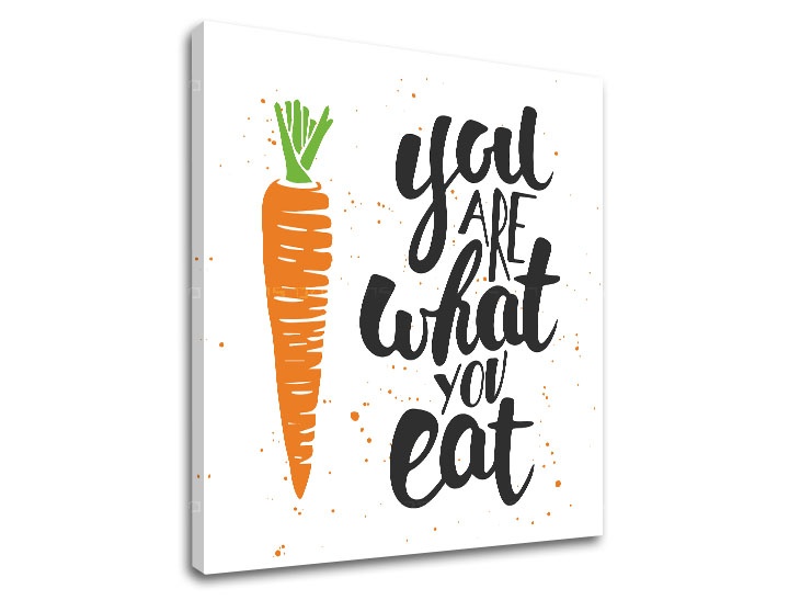 E-shop Obraz na stenu s textom You are what you eat