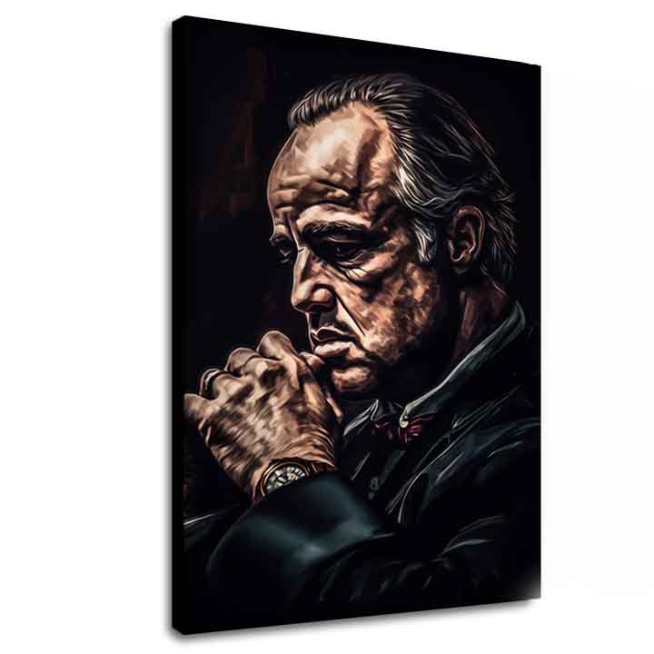 E-shop Obraz Godfather: Moc a rešpekt | Talianske plátno 100x150 cm