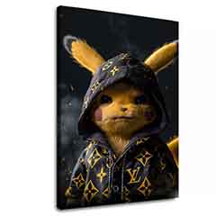 E-shop Obraz Pikachu: Streetwear kráľ | Talianske plátno
