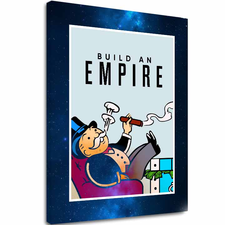 E-shop Obraz na plátne Build an Empire - Podnikateľský Citát