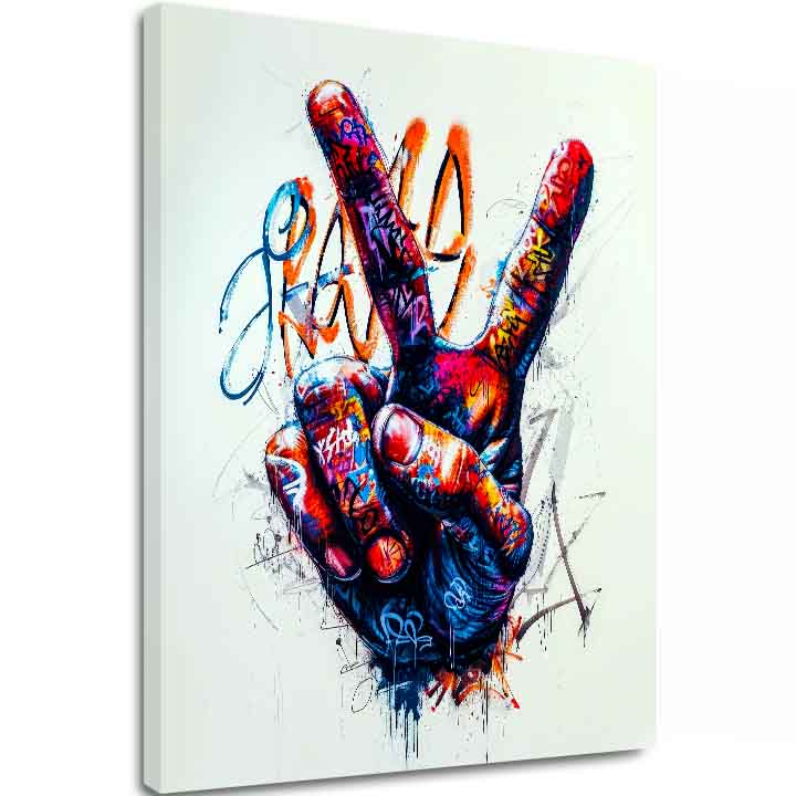 E-shop Obraz Peace Hand | Talianske plátno