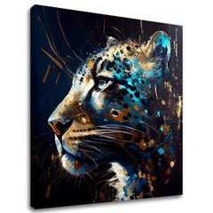 E-shop Dekoratívna maľba na plátne - PREMIUM ART - Spotted Hunter's Elegance