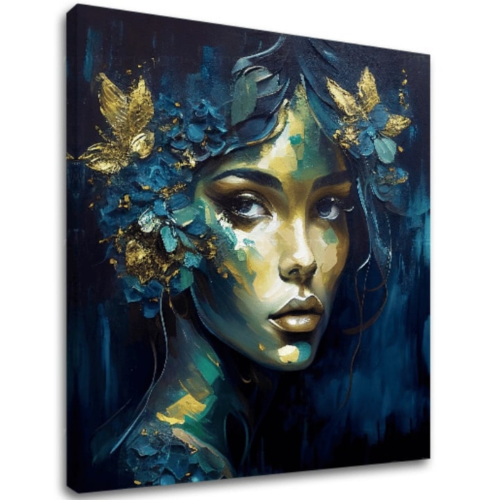 E-shop Moderné obrazy na plátne - Feminine Grace in Motion 60x60 cm