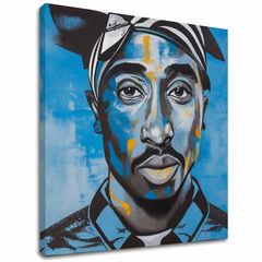 E-shop Obraz Tupac Shakur - Rapper v nebi | 100% originál domaľovaný akrylom