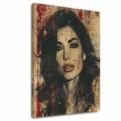 E-shop Obraz Amy Winehouse - Hlboký pohľad duše | 100% originál domaľovaný akrylom