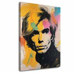 E-shop Obraz Andy Warhol - Farby popovej revolúcie | 100% originál domaľovaný akrylom