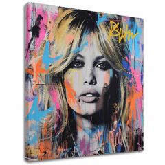 E-shop Obraz Brigitte Bardot - Krása zachytená na plátne | 100% originál domaľovaný akrylom