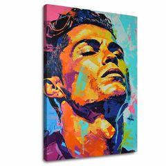 E-shop Obraz Cristiano Ronaldo - Energia víťaza | 100% originál domaľovaný akrylom