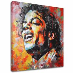 E-shop Obraz Michael Jackson - Hlas generácií | 100% originál domaľovaný akrylom