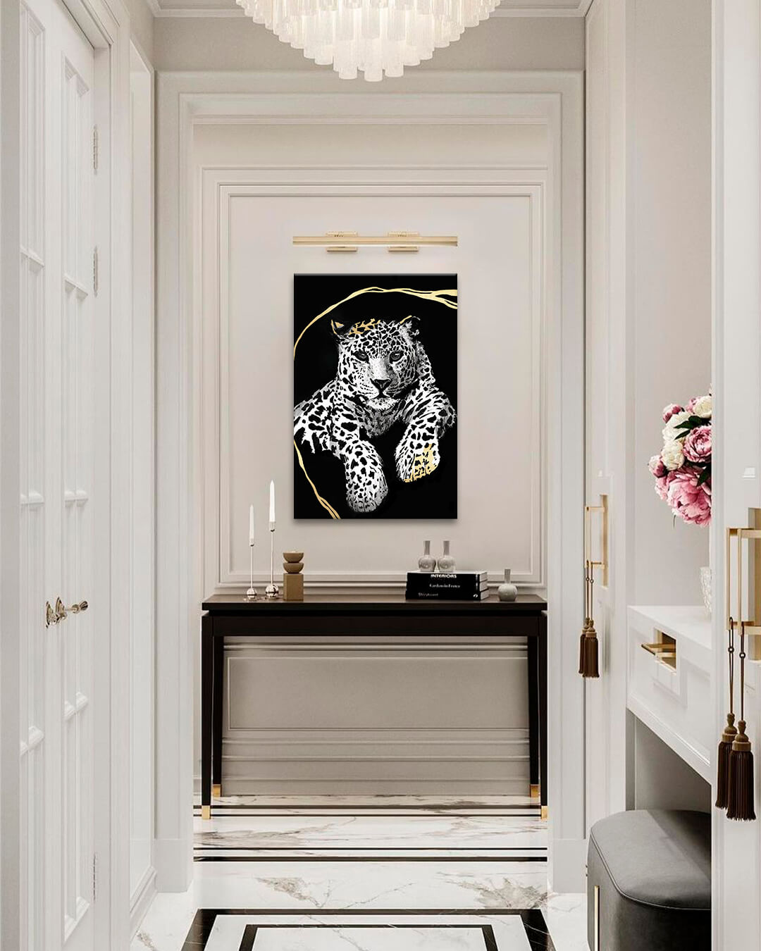 E-shop Obrazy na plátne - PREMIUM ART – Oddychujúci gepard 90x60 cm