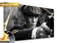 E-shop Obrazy na plátne - PREMIUM ART – Peaky Blinders Thomas Shelby Zľava 30 % 90x50 cm