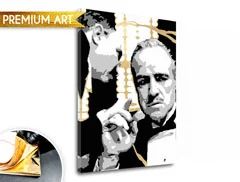E-shop Obrazy na plátne - PREMIUM ART – The Godfather Zľava 30 % 50x70 cm