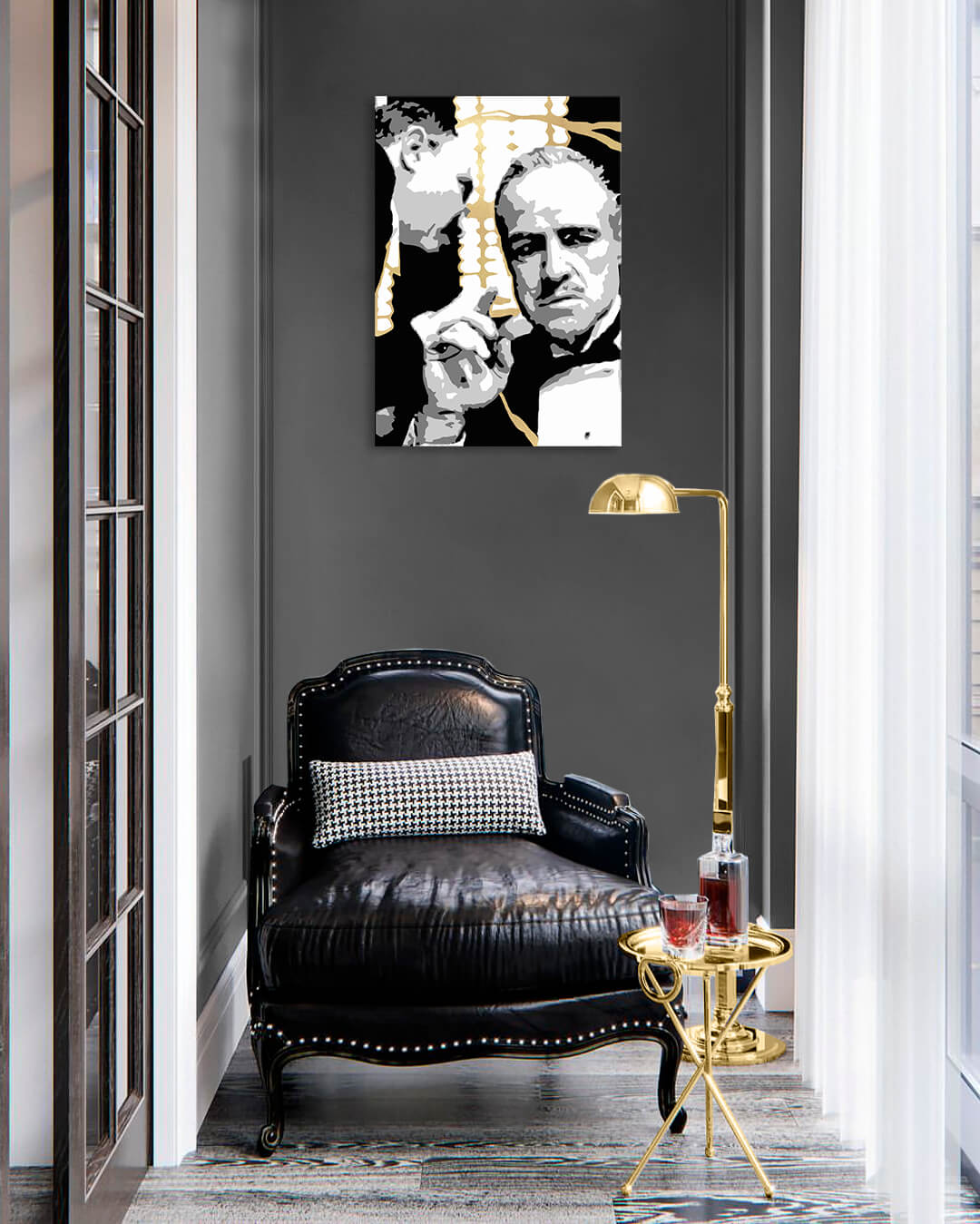 E-shop Obrazy na plátne - PREMIUM ART – The Godfather 70x100 cm