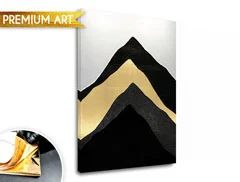E-shop Obrazy na plátne - PREMIUM ART – Abstrakt Hory Zľava 30 % 50x80 cm