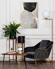 E-shop Obrazy na plátne - PREMIUM ART – Abstrakt Mlynské kamene Zľava 30 % 90x130 cm