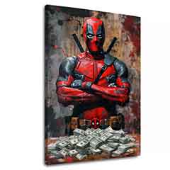 E-shop Obraz Deadpool: Peniaze a chaos | Akrylové detaily