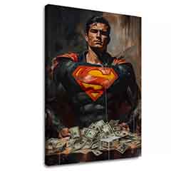 E-shop Obraz Superman: Muž peňazí | Akrylové detaily