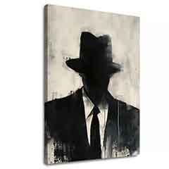 E-shop Obraz The Faceless Mobster | Akrylové detaily