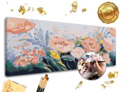E-shop Maľovanie podľa čísel PREMIUM GOLD – Ružová záhrada