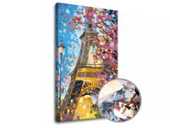 E-shop Maľovanie podľa čísel PREMIUM GOLD – Eiffel Tower