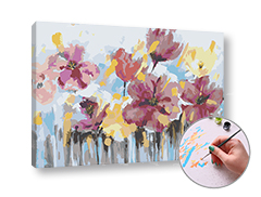 E-shop Maľovanie podľa čísel ABSTRACT FLOWERS
