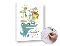 E-shop Maľovanie podľa čísel LITTLE AFRICA – nízka náročnosť