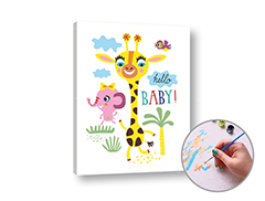 E-shop Maľovanie podľa čísel HELLO BABY