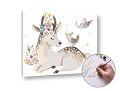 Levně Malba podle čísel SRNČEK BAMBI