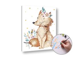 E-shop Maľovanie podľa čísel VESELÁ LÍŠTIČKA – nízka náročnosť