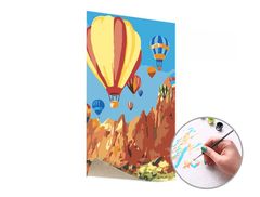E-shop Maľovanie podľa čísel LET BALÓNOM – nízka náročnosť 40x60 cm