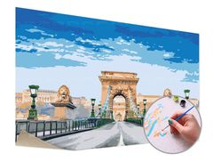 E-shop Maľovanie podľa čísel MOST V BUDAPEŠTI – stredná náročnosť 60x40