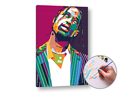 Levně Malování podle čísel TRAVIS SCOTT