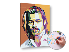 E-shop Maľovanie podľa čísel BRAD PITT