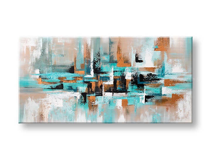 E-shop Maľovaný obraz na stenu ABSTRAKT 1 dielny YOBATAB009E1
