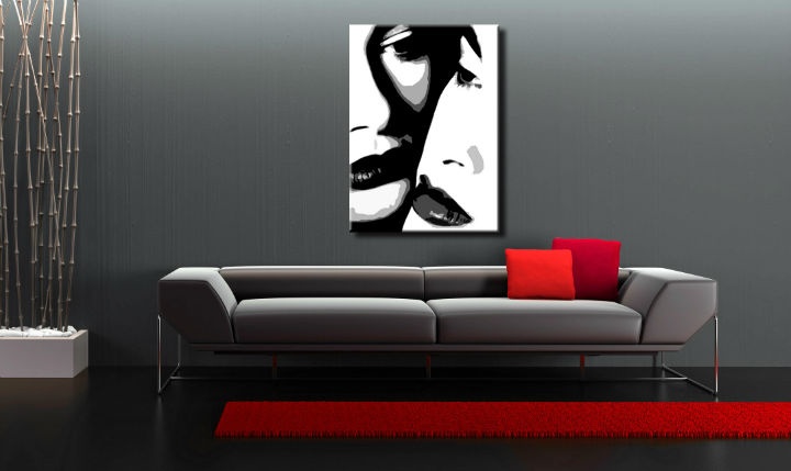 E-shop Ručne maľovaný POP Art obraz Two women