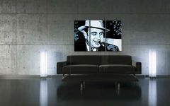 E-shop Ručne maľovaný POP Art obraz AL CAPONE