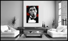 E-shop Ručne maľovaný POP Art obraz AL PACINO 70x100 cm
