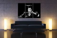 E-shop Ručne maľovaný POP Art obraz AL PACINO 210x140 cm