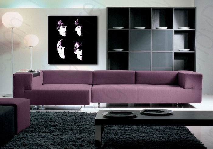 E-shop Ručne maľovaný POP Art obraz BEATLES beat10