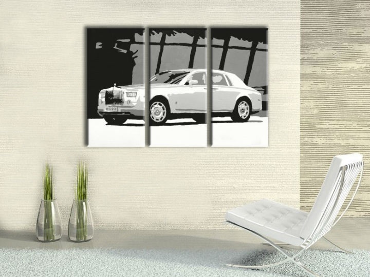 E-shop Ručne maľovaný POP Art obraz BENTLEY
