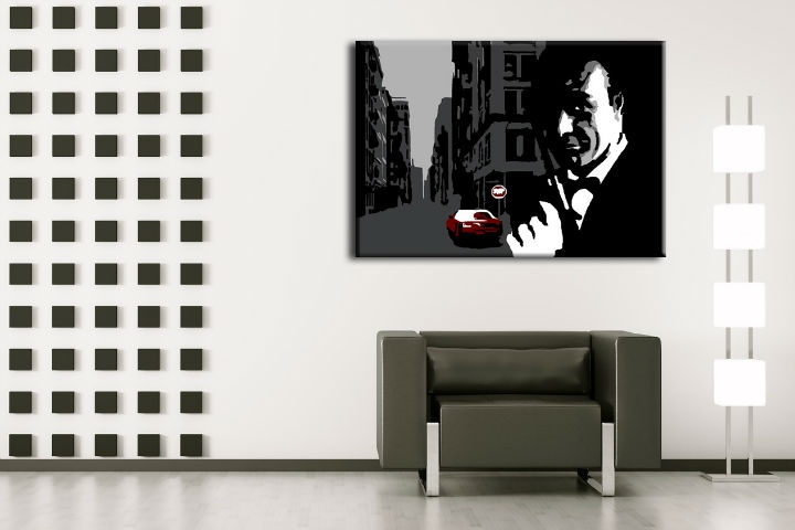 E-shop Ručne maľovaný POP Art obraz James Bond bond3