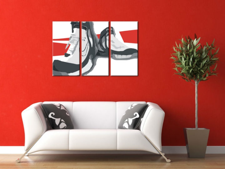 E-shop Ručne maľovaný POP Art obraz Boots