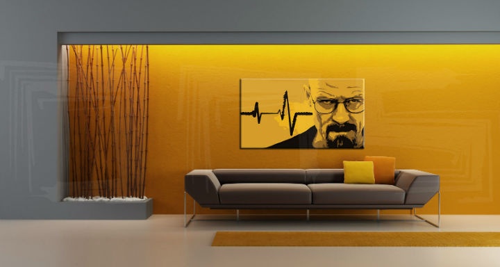E-shop Ručne maľovaný POP Art obraz Breaking Bad