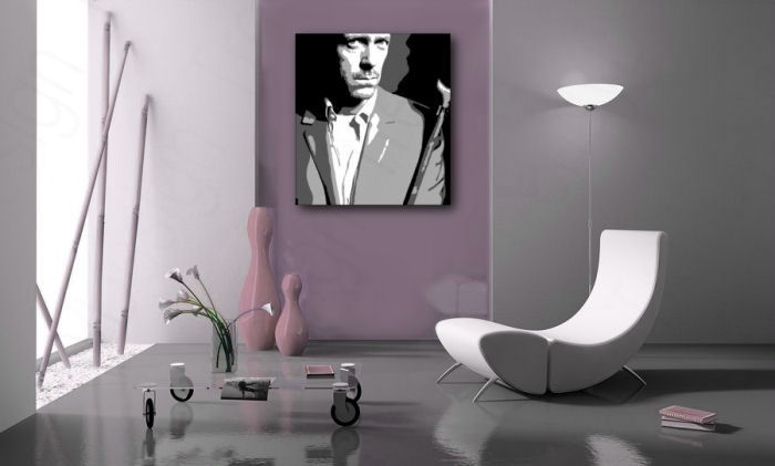 E-shop Ručne maľovaný POP Art obraz Dr. HOUSE