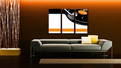 E-shop Ručne maľovaný POP Art obraz DJ 120x80 cm