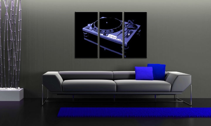 E-shop Ručne maľovaný POP Art obraz DJ 3 dielny dj6