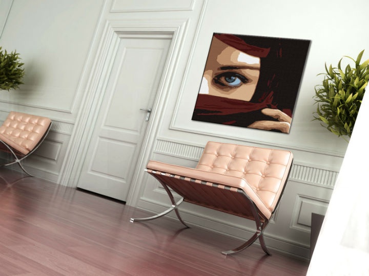 E-shop Ručne maľovaný POP Art obraz Eye eye