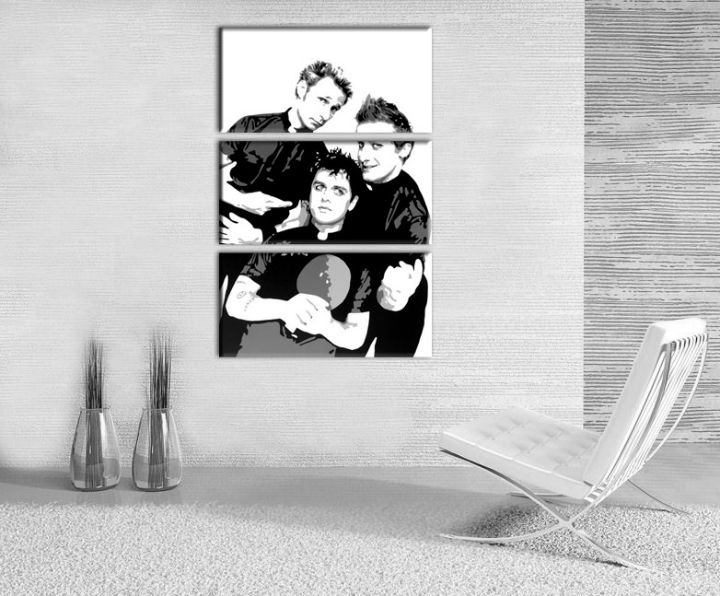 E-shop Ručne maľovaný POP Art obraz Green Day