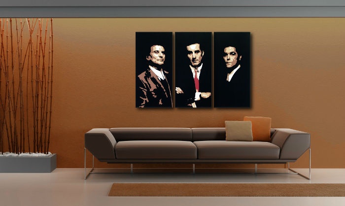 E-shop Ručne maľovaný POP Art obraz Goodfellas 3 dielny gf
