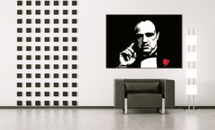 E-shop Ručne maľovaný POP Art obraz The Godfather Vito Corleone 70x100 cm